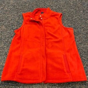 Basic Editions Red Fleece Vest sz. M